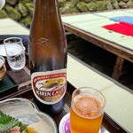 ふじや - この日は（10/16）暑くてビールが美味しい～