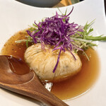 ロッカ - あんかけ根菜入豆腐の蒸まんじゅう