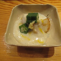 玄斎 - つくねと揚げ里芋の湯葉あんかけ