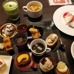 ホテルポールスター札幌 - 1皿目。デザート尽くし♪