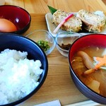 湧水飯釜 大王庵 - 出し巻き飯 1080円 ご飯追加 100円