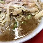 ラーメン二郎 - 乳化スープ