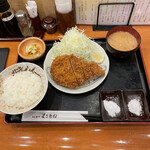 とんかつ まさむね - ランチロースカツ定食　1280円