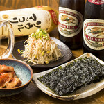 ホルモン焼肉 やまと - ドリンク一品も各種準備してます。