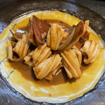 圭蔵 - しまめいかの肝醤油炒め