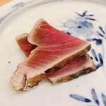 鮨 塚本 - かつおのわら焼き