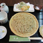 そば打ち幸甚 - 野菜の天ぷらそば