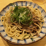 饗 くろ喜 - 「鰯肝だれ和え玉（苦い味）」200円