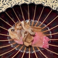 鉄板DINING集 栄店 - 最初の一品（マイタケソテー）
