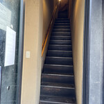 金子屋 - 2階への急階段