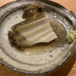 島津 - 下関鮑　しっとりと煮られた鮑の香りは何でこんなに心揺さぶられるのでしょう　咀嚼するたびに身悶えしてしまう