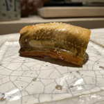 島津 - 対馬アナゴ　灼熱アナゴ　ふわっふわの身に品の良い甘さに柚子の香り　島津さんのアナゴ好き♫