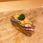 すし寿 - サンマ。光り物が好きな年頃になりました♡
