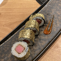 北新地 肉料理 名門 - これがホントの金パ巻き