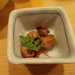 柳鮨 - 穴子の胆煮（サービス）