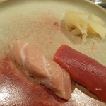 柳鮨 - 鮪の大トロと赤身