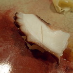 柳鮨 - 蛸の握りアップ