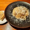 チーズチューズ HIGOBASHI - 塩漬け豚バラ肉とキャベツの煮込みパスタ、温かいバゲットはソフトフランスのような食べやすさ