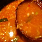 会津ラーメン 和 - 真っ赤っか