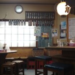 八角 - 店内（お品書き）