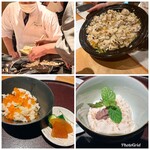 馳走 啐啄一十  - イクラと白子の土鍋ごはん♪