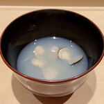 鮨 はしもと - 青森十三湖のしじみ汁
      染み渡る美味しさ♬