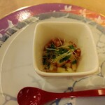 フォーシーズン・ダイニングルーム - 10/16　ミルクモッツァレラ　胡桃とリンゴ　アップ