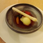 フォーシーズン・ダイニングルーム - 10/16　いちじくのコンポート　ローズマリー蜂蜜アイス添え