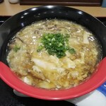 Soba Douraku - 3種のあんかけきのこうどん(600円)