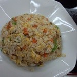 同楽縁 - ホルモンうどんセットのチャーハン<拡大>