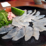 まるさん松本 - かわはぎ刺身