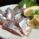 まるさん松本 - 秋刀魚刺身