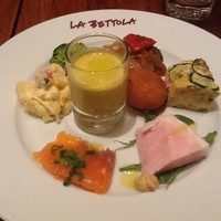  ラ･ベットラ･ダ･オチアイ イケブクロ - 2012/11 前菜は本日の前菜の盛り合わせ、サラダ、スープから本日の前菜の盛り合わせをチョイス