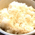 Sumibiyaki Gyuu Tan Ontan - 牛たん塩焼き定食1.5倍　麦飯
