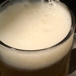 大倉山もつ肉店 - 大生の泡