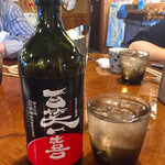 民芸茶房 - 米焼酎 百姓一揆 黒米3800円