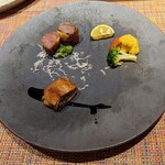 大洗料理つかさ - 常陸牛カツレツ 韮ソース