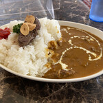 STEAK DINER - ステーキ屋のカレー大盛り　お肉追加50g