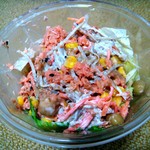 柿安ダイニング - 鮭とごぼうのサラダ