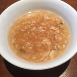 翠園 - スープは見た目より薄味で良い味