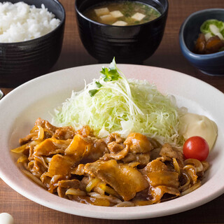 北の味紀行と地酒 北海道 - 生姜焼き定食