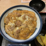 炭火串焼 楓 - 親子丼　上から