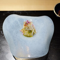 眞善美 - アカジンミーバイ(沖縄三大高級魚)、クラゲ、縞海老の冷菜