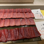 島津 - 本日のマグロのプレゼンテーション　島津さんの気合いがびっしばっし