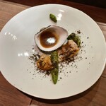 セルサルサーレ - 赤貝と万願寺唐辛子 蓮根のサラダ