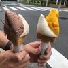 Fabbrica - 【マンゴー&洋梨　コーン】　300円　【チョコ&ヘーゼルナッツ　コーン】　300円