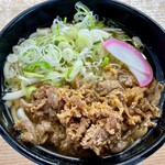 ぷらっとぴっと 7・8番ホーム - かしわうどん 390円