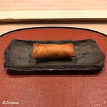 御料理 寺沢 - 菱蟹と香茸の春巻