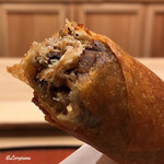 御料理 寺沢 - 中には乾燥･生･炒の3種類の香茸に菱蟹の剥き身