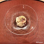 御料理 寺沢 - 栗と無花果の白和え